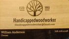Handicapped Woodworker 